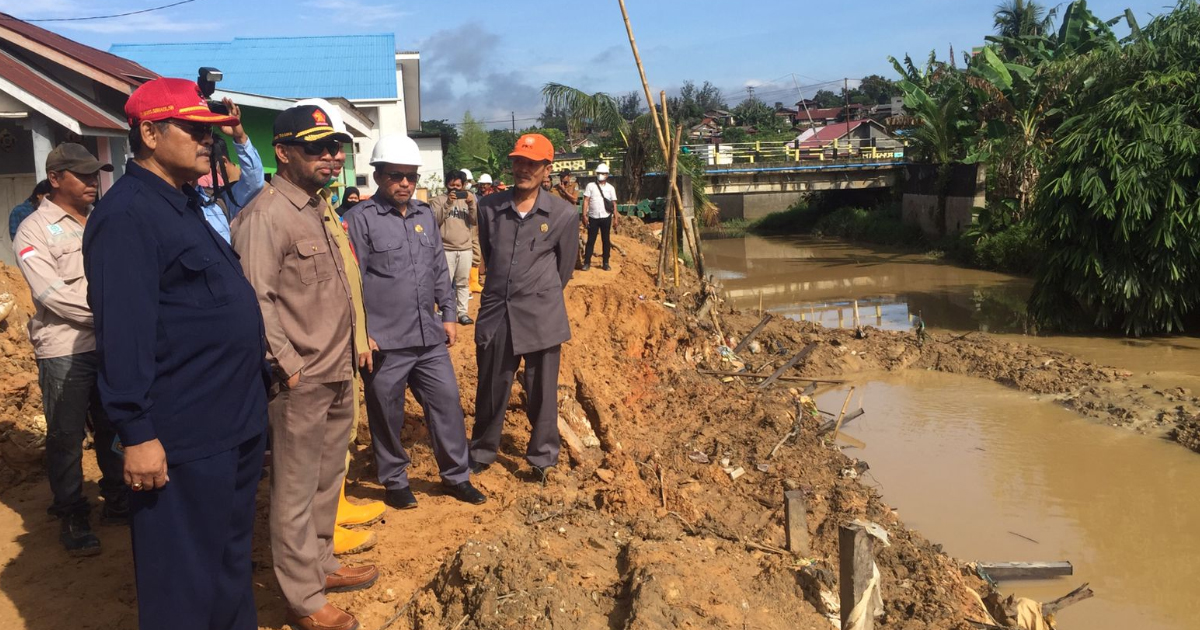 Komisi III DPRD Bontang Soroti Pembangunan Turap Sungai di Gunung Elai