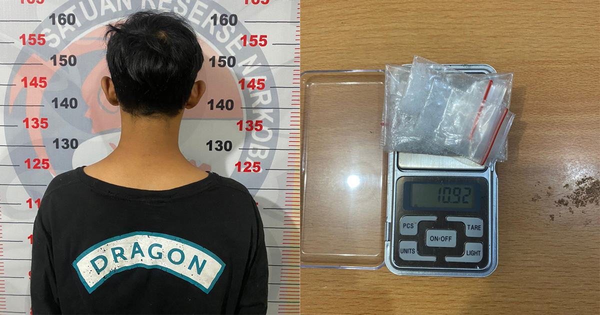 Bawa Sabu 10.92 Gram, Remaja di Gunung Telihan Dibekuk Polisi