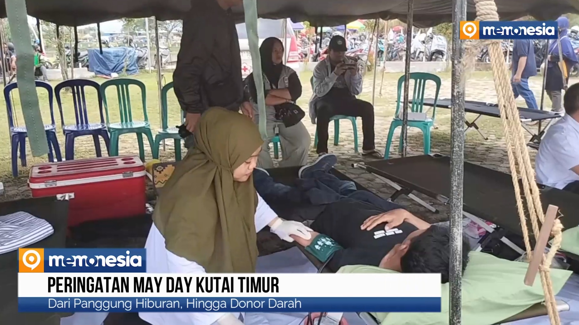 Peringatan May Day di Kutim, Dari Panggung Hiburan sampai Donor Darah