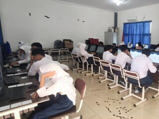 Gelombang Pertama, 254 Siswa SMPN 2 Bontang Jalani TKA