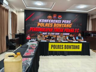 Polres Bontang Ungkap 19 Kasus Kejahatan Jalanan, 22 Tersangka Diamankan