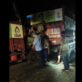 Truk Diduga Lepas Kendali di Turunan, Empat Kendaraan Tabrakan Beruntun di Jalan Poros SMD - BTG
