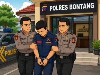 Cekcok Petugas Damkar Bontang Berujung Penusukan, Satu Tersangka Diamankan Polisi