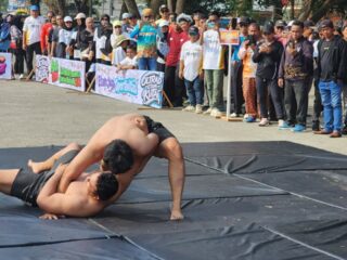 Dispora Kukar Libatkan Benjang dalam Kegiatan Olahraga Tradisional di Kecamatan